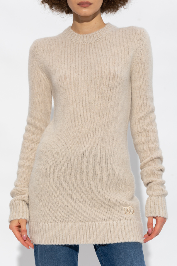 Cream Sweater with logo Dolce & Gabbana - Vitkac Canada